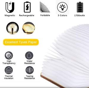 Lampe de lecture pliable fantaisie en gros, 5 couleurs, portable pour bureau et nuit - Product Image 3