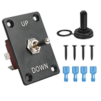 Interrupteur à bascule momentané DPDT (ON)-Off-(ON) 15A 20V pour panneau, inverseur de polarité pour actionneur linéaire, marine, VR