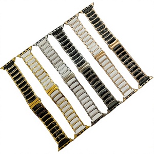Bracelet de montre de luxe sportif en acier avec diamants et pierres précieuses pour femme, largeur de bracelet 22 mm, compatible avec la plupart des montres - Product Image 4