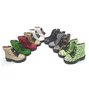 รองเท้าบูทเด็กผู้หญิงแบบมีกลิตเตอร์แฟชั่นสั่งทำพิเศษ - Product Image 2