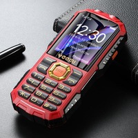 Teléfono Móvil Resistente Q7 GSM 2G con Batería Grande, Doble Linterna, Pantalla HD de 1.77 Pulgadas, Doble SIM, Botones Grandes, Teléfono Celular Económico para Personas Mayores