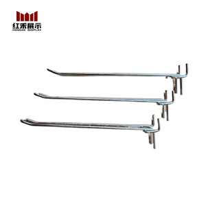 Hong ông sắt kim loại siêu thị may PEG móc hiển thị kệ móc - Product Image 1