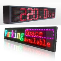Affichage à LED à chiffres mobiles couleur unique ou multicolore pour magasin de détail avec port RS232/RS485 et logiciel de développement personnalisé