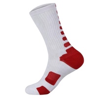 Chaussettes d'hiver à carreaux de haute qualité pour sportifs d'élite, logo personnalisé, cheville, basketball, tennis, Spandex/Coton