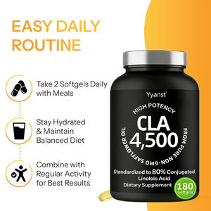 Cápsulas blandas de CLA de alta potencia OEM/ODM que apoyan el metabolismo natural de las grasas para adelgazar de forma natural, con porciones personalizadas. - Product Image 3