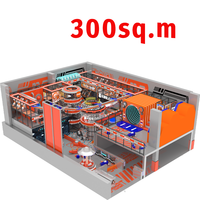 Structure de jeu intérieure non gonflable avec piscine à balles, piano et toboggan pour centres commerciaux, écoles et maternelles