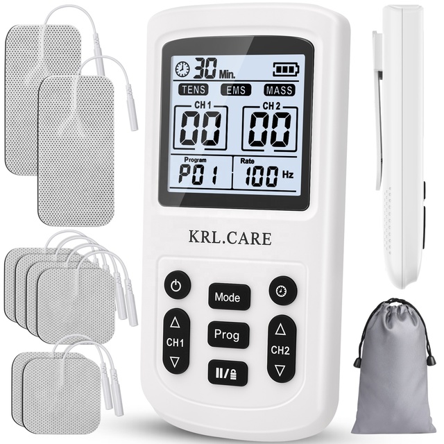 Compact TENS Machine for Muscular Pain Pocket-Sized Physical Therapy Device