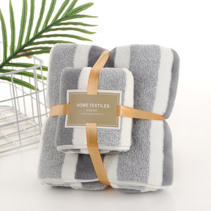 Juego <span class=keywords><strong>de</strong></span> Toallas <span class=keywords><strong>de</strong></span> <span class=keywords><strong>Baño</strong></span> <span class=keywords><strong>de</strong></span> Felpa Coral al por Mayor, Tamaño Grande, Gruesas y Suaves, Ideales para Absorber Agua - Product Image 4