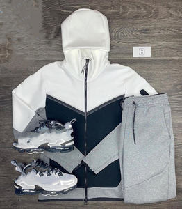 Herren-Trainingsanzug mit individuellem Logo, Jogger-Set, Kapuzenjacke, Sweathose und Hoodie, 2-teiliges Trainingsanzug-Set für Männer - Product Image 6