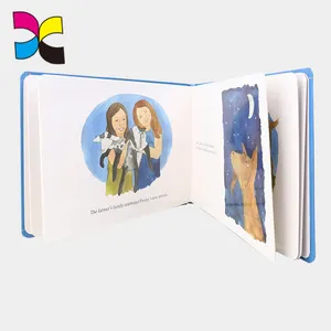 Libri per bambini personalizzati laminati per bambini con stampa Cmyk Moq bassa