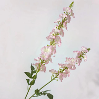 Fleur artificielle bleu-violet, 2 fourches de delphinium, pour mariage, auditorium, scène décorative, arrangement floral de route