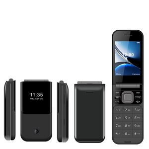 Teléfono Móvil Flip de 2.8 Pulgadas con Teclado Delgado, Teléfono Móvil Flip para Personas Mayores, 2G, 2 SIM, Pantalla LCD, GSM - Product Image 2