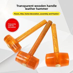 Martillo <span class=keywords><strong>de</strong></span> <span class=keywords><strong>goma</strong></span> <span class=keywords><strong>grande</strong></span> multifuncional, <span class=keywords><strong>mazo</strong></span> <span class=keywords><strong>de</strong></span> cuero suave para colocación <span class=keywords><strong>de</strong></span> ladrillos y decoración <span class=keywords><strong>de</strong></span> azulejos - Product Image 2
