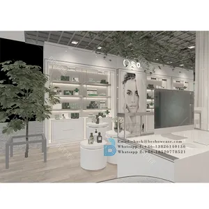 Luxus-Installationen Einzelhandel Schaufenster-Ideen Dekoration Kosmetikgeschäft Design Make-Up-Stationen Stand-Vorführung zu verkaufen