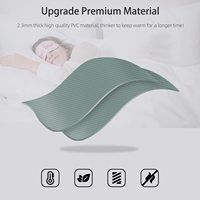 Poche d'eau chaude 2L avec couvercle en tricot, bouillotte pour soulager la douleur, les crampes, les nuits confortables