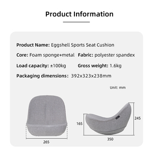 Coussin de siège sportif ergonomique en mousse éponge, confortable pour adultes, idéal pour le <span class=keywords><strong>yoga</strong></span> abdominal et la gym à domicile – Meilleure vente - Product Image 5