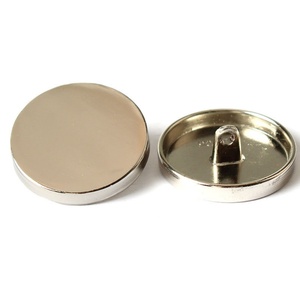 Custom Factory Price Metal Alloy Button With Back Side Hook for Coat - Product Image 3