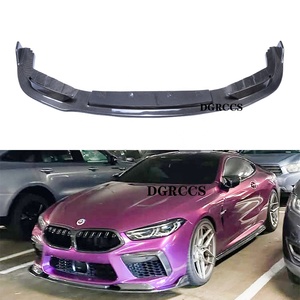 For 8 Series G14 G15 G16 2018-2024 Sports Carbon Fiber Front Lip & Shovel Accessory <b>Kit</b> <b>Polished</b> Easy Installation - Product Image 1