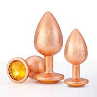 Kit de 3 jouets anaux pour la stimulation de la prostate, stimulateur anal en métal, plug anal de grande taille pour couples et femmes