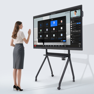 Bảng thông minh tương tác bảng phẳng 65-110 inch Kích thước Trường Học Giáo Dục & cuộc họp bảng trắng 75 & 86 inch Kích thước màn hình - Product Image 1