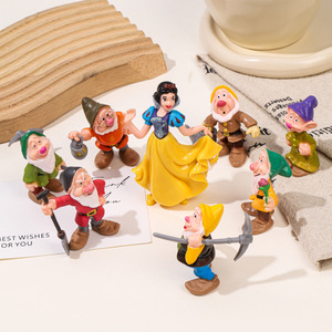 Figurine Personnalisée de <span class=keywords><strong>Dessin</strong></span> <span class=keywords><strong>Animé</strong></span>, Décoration de Gâteau, Paysage, Ensemble de Poupée Jouet Modèle en Plastique, 8 Pièces, Cadeau d'Anniversaire - Product Image 4