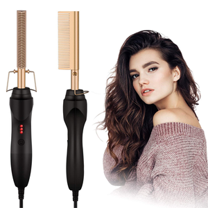 Peine Caliente de Cobre para Alisar el Cabello, Peine de Cobre con Etiqueta Privada Personalizada, Peine Caliente Eléctrico de Cobre - Product Image 6