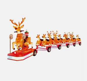 Nuevo y novedoso equipo de parque de atracciones de alta calidad, paseo en tren eléctrico sin rieles de ciervos a <span class=keywords><strong>la</strong></span> venta - Product Image 1
