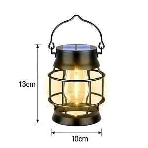 Lámpara Solar Portátil de Hierro Forjado Xinhuiyuan, Lámpara LED para Camping, Iluminación de Emergencia para Exteriores y Tiendas de Campaña - Product Image 2