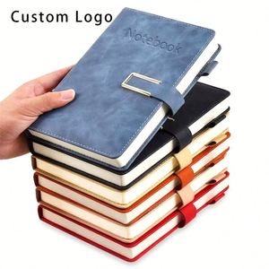Cuadernos Personalizados A5 de Cuero PU con Cerraduras, Elegantes Artículos Escolares para Estudiantes, Marca OEM - Product Image 1