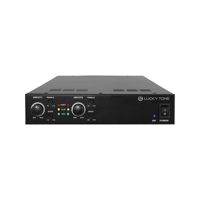 Amplificateur de puissance Lucky Tone Dante Network 4 x 120W avec support de montage en rack en option pour l'audio commercial