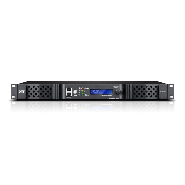 KET DG230-DSP Class d Professional Audio Amplifier with DSP 2*3000W Audio Sound Equipment Amplifier Dsp Audio Power Amplifier