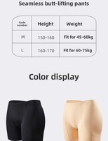 Pantalon taille haute pour femme en nylon polyamide fin avec coussinets de hanche amovibles, effet ventre plat, rehaussement des fesses, anti-transparence et conception sans couture