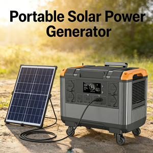 Générateur solaire portable 300W avec contrôleur MPPT, onde sinusoïdale pure, démarreur de batterie RV pour usage domestique - <span class=keywords><strong>Mini</strong></span> centrale électrique tout-en-un - Product Image 1