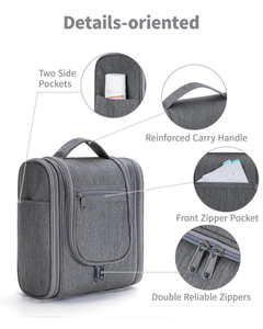 Organizador <span class=keywords><strong>de</strong></span> <span class=keywords><strong>Maquillaje</strong></span> Grande, Organizador Colgante <span class=keywords><strong>de</strong></span> Tela Resistente al Agua para Artículos <span class=keywords><strong>de</strong></span> Aseo <span class=keywords><strong>de</strong></span> Tamaño Completo - Product Image 3