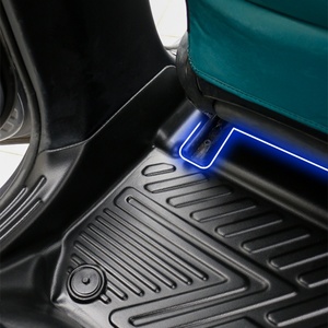 พรมปูพื้นรถยนต์ KQD Luxury Custom 3/4 ชิ้น ทำความสะอาดง่าย ป้องกันทุกสภาพอากาศ วัสดุ TPE 5 มิติ สำหรับรถยนต์ BYD Qin Plus - Product Image 5