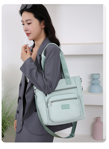 Unisex Lightweight Waterproof <b>Nylon</b> Open Closure Crossbody <b>Tote</b> <b>Bag</b> with Adjustable Strap Women Handbags Sling <b>Bag</b> - Product Image 5