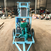 Machine de forage de puits d'eau portable pour usage agricole et domestique, foreuse mobile de puits