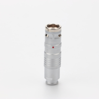 Conector Circular Impermeable, Transmisión de Señal de Energía Híbrida IP68, Conector Push-Pull Macho-Hembra para Equipos Industriales