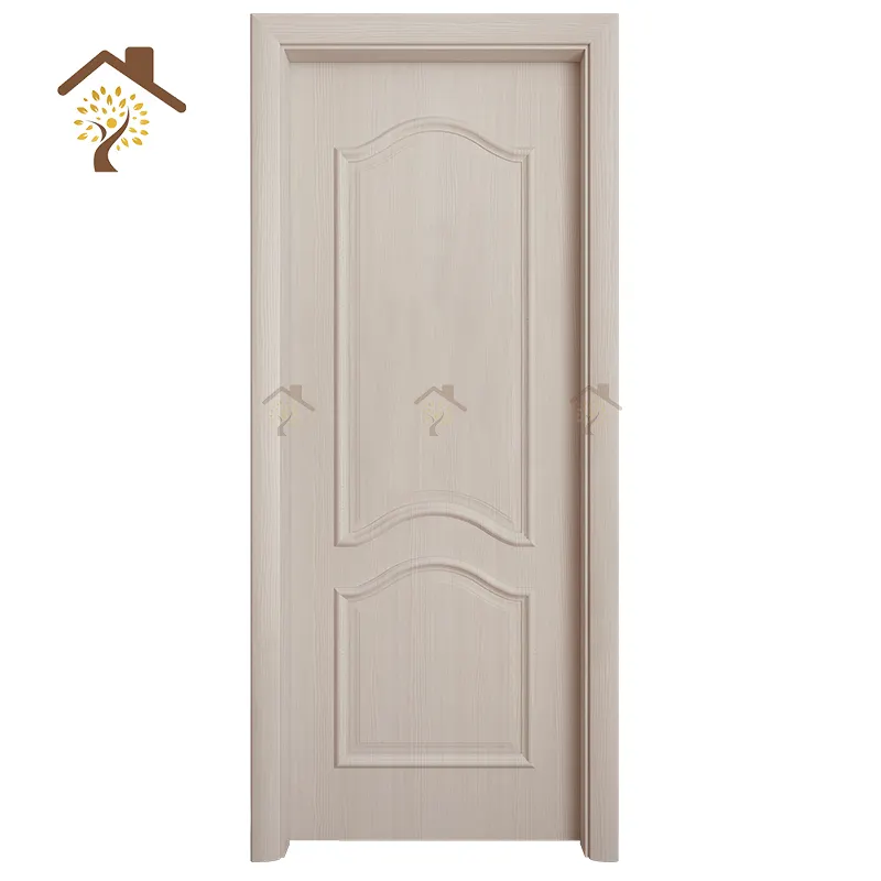 קלאסי מזרח תיכון בסגנון pvc mdf דלת עור לוח פנים חדר קישוט דלת עץ קו דלת עץ עם מסגרות
