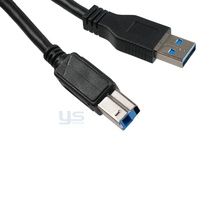 Cable USB 3,0 de alta velocidad hecho a medida tipo a macho a tipo B macho para carcasa de disco duro escáner de impresora dispositivos externos