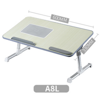 Support de table pliable de haute qualité pour ordinateur portable réglable avec ventilateur