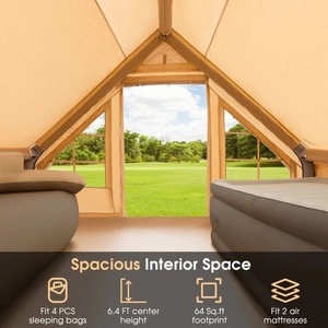En gros Portable Oxford <span class=keywords><strong>Camping</strong></span> En Plein Air Ensemble Complet Équipement Étanche À La Pluie Épaissie Auvent Tente Gonflable Air Tente Pendant La Nuit - Product Image 6