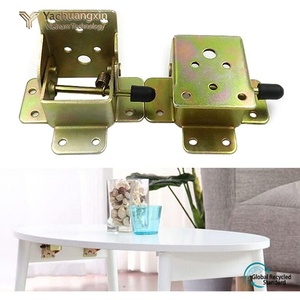 Zinc Plated Iron Hinge 7.5cm Square Door <b>Latch</b> for Home Installation - Product Image 5