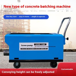 Fabrieks Directe Automatische Kleine Grondpomp Met Schroefvoeder 220V Betonpomp Voor Het Gieten Van Kerncomponenten Motor En Versnelling - Product Image 2