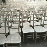Chaise de mariage Haofa Chavari en résine plastique transparente, dorée, blanche, noire pour fêtes, événements, banquets