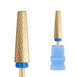 Super Long 5 in 1 Tapered Carbide Nail Drill Bit Cross Cut Tungsten E <b>File</b> Bit with Storage <b>Box</b> - Product Image 2