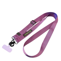 Lanière à sangle réglable de 1 pouce pour téléphones portables Collier de téléphone à bandoulière coloré universel de 150cm de long avec accessoire à crochet