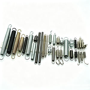 Ressort de tension à double crochet en acier inoxydable plaqué zinc doré et argenté sur mesure pour équipement lourd - Product Image 3