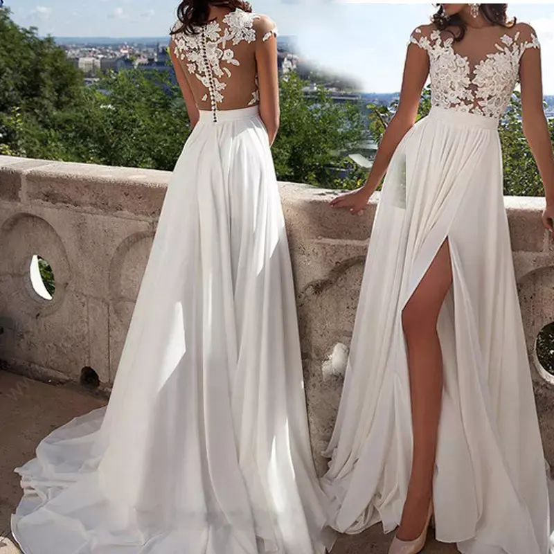 Glitter Wedding Dresses Puff Sleeve Appliques Lace 3D Flowers off Shoulder Tulle Boho Bride Gown 2022 vestidos de novia