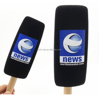 Couverture éponge de microphone sans fil, pièces, CCTV HD, panneau en mousse, microphone sans fil, logo imprimé, vendeur